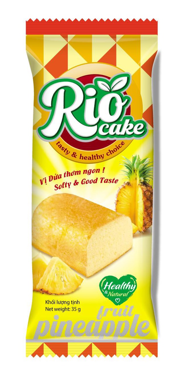 Bánh bông lan Rio hương dứa 35 gr - Công Ty Cổ Phần Chế Biến Thực Phẩm ...