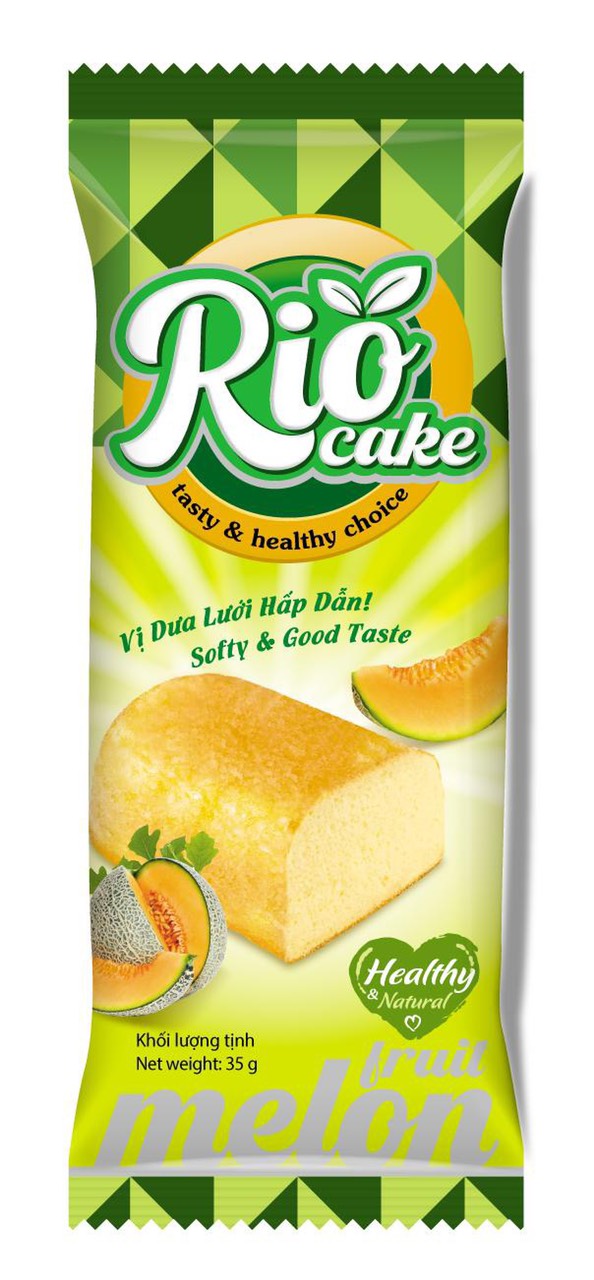 Bánh bông lan Rio hương dưa lưới 35 gr - Công Ty Cổ Phần Chế Biến Thực ...